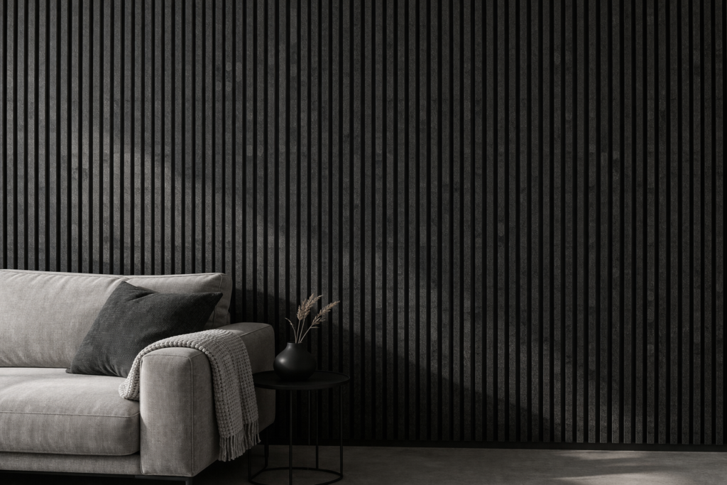 Black slat