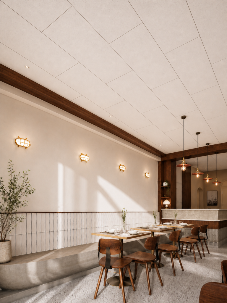 warm wood accents